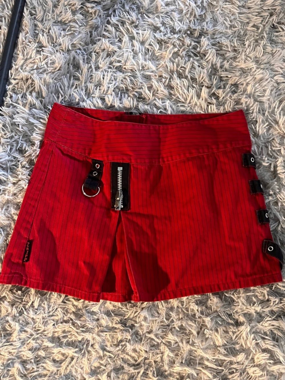 **RARE** 90s TRIPP NYC red skirt
